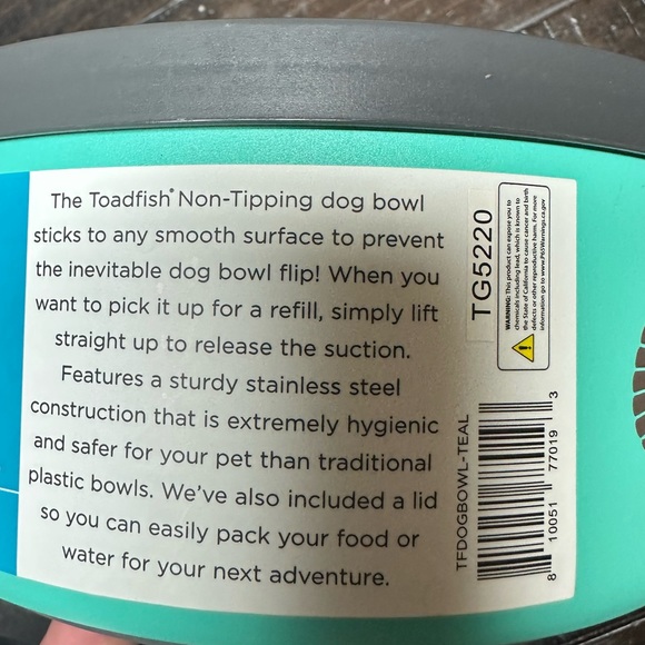 toadfish Dog New Toadfish Nontipping Stainless Steel Water Bowl